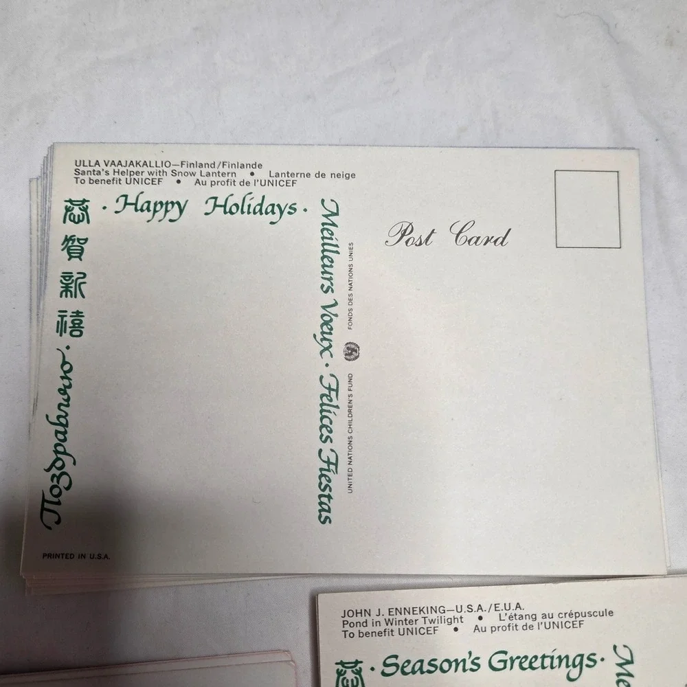 Vintage Christmas Postcards (over 50 qty) Assorted Scenes Holiday Greetings‎